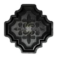 Форма для изготовления тротуарной плитки клевер краковский большой